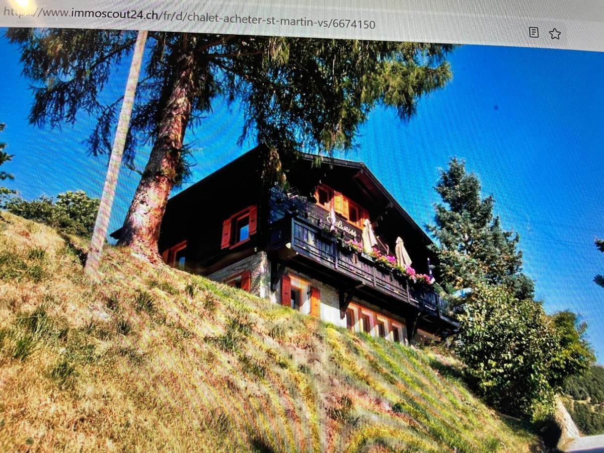 Chalet Edelweiss A Saint-Martin, Val D'Herens Ngoại thất bức ảnh