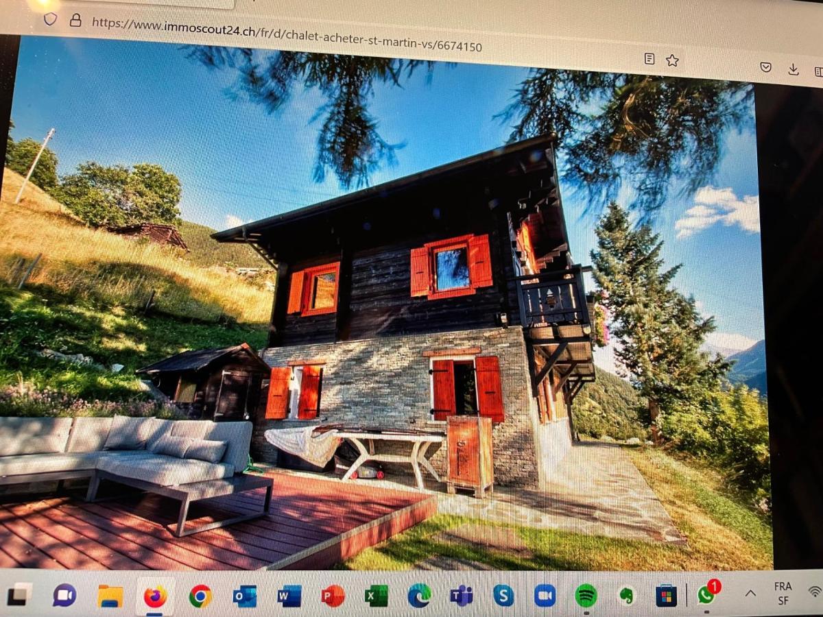 Chalet Edelweiss A Saint-Martin, Val D'Herens Ngoại thất bức ảnh